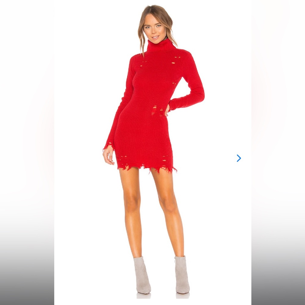 Lovers and friends keeney dress red